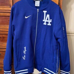 Los Angeles Dodgers Blue Nike Bomber Jacket